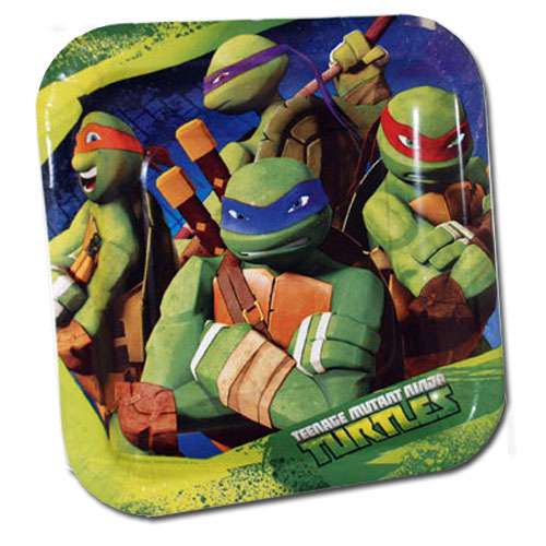 Teenage Mutant Ninja Turtles Lunch Plates - Click Image to Close